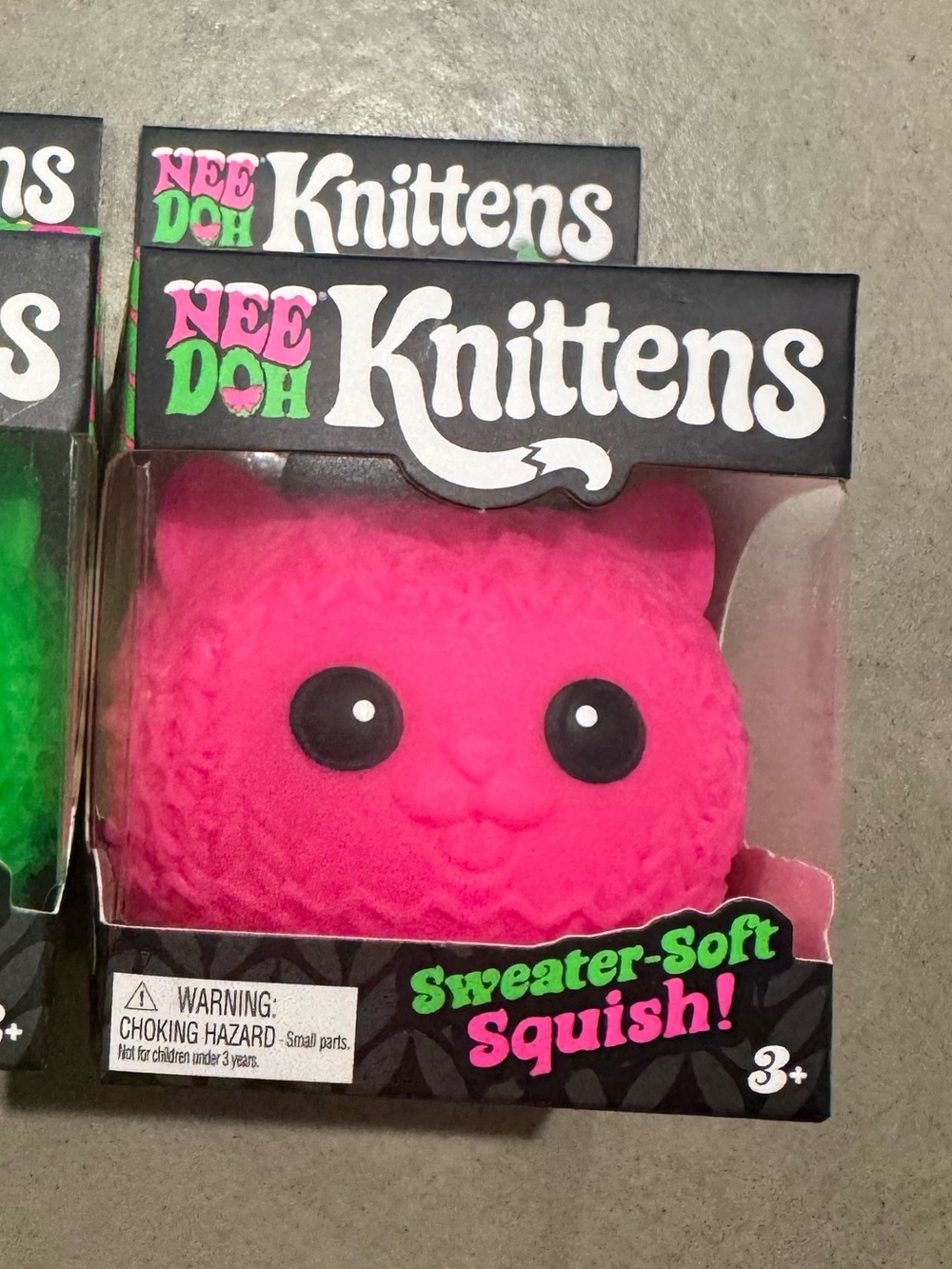 Needoh Sweater-Soft Squish Plush -  Pink ONLY